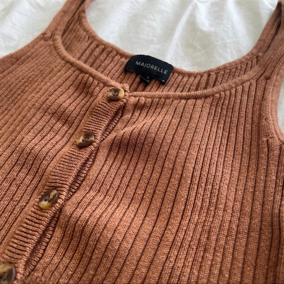 Majorelle Cropped Knit Tank - Picture 6 of 9